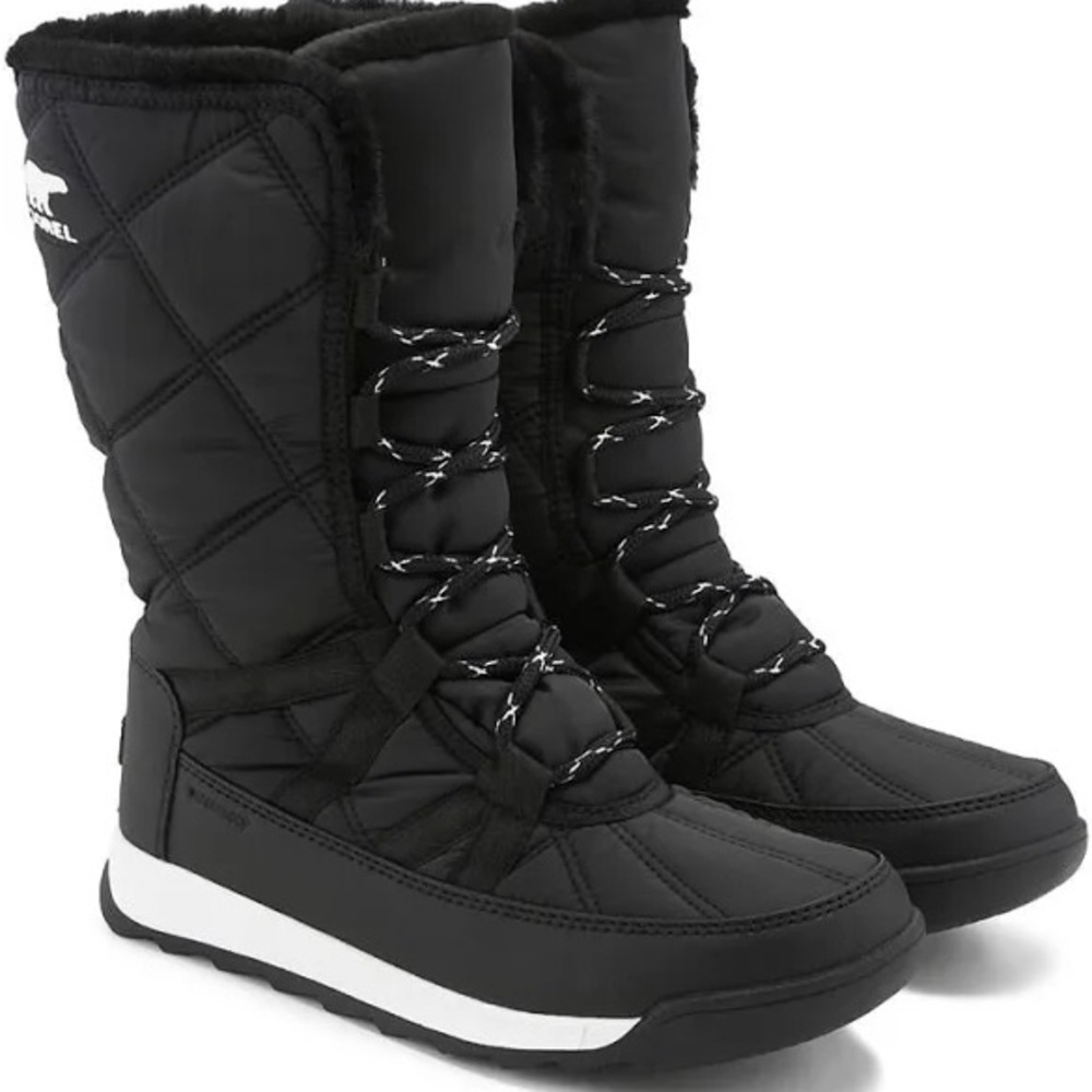 Sorel Women's Quilted Black Winter Boots
